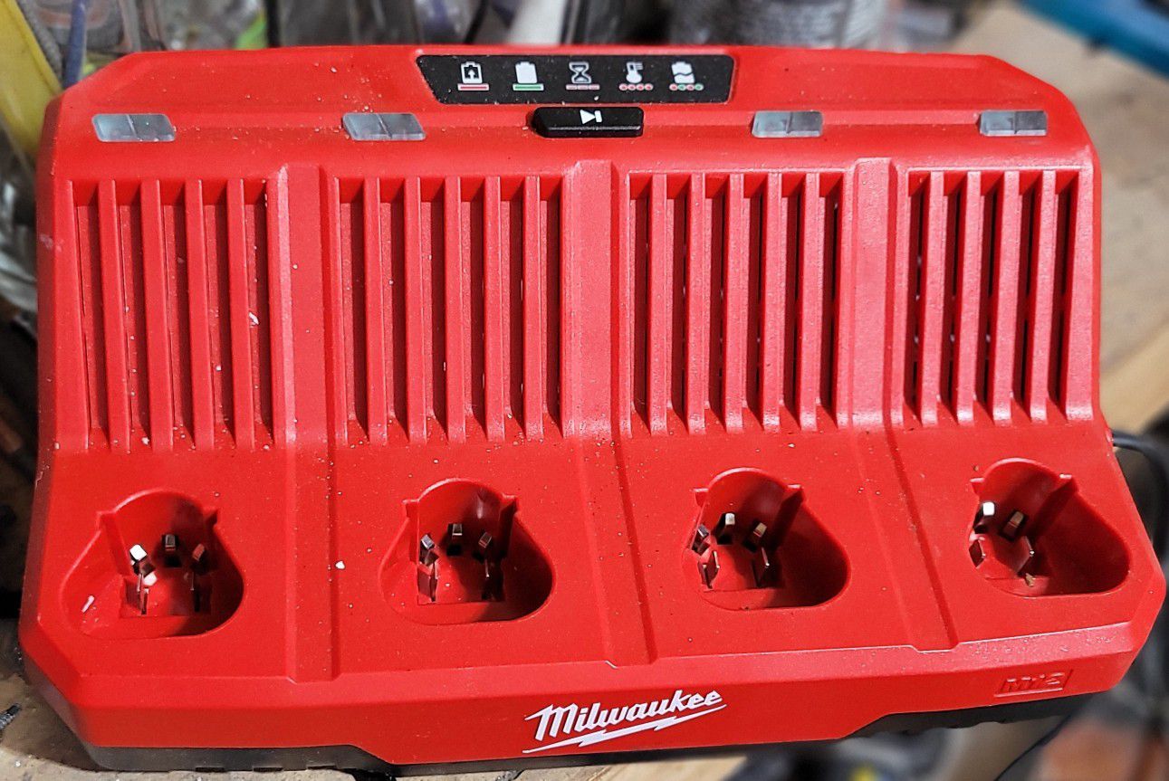M12 Multi Bay Milwaukee Battery Charger 