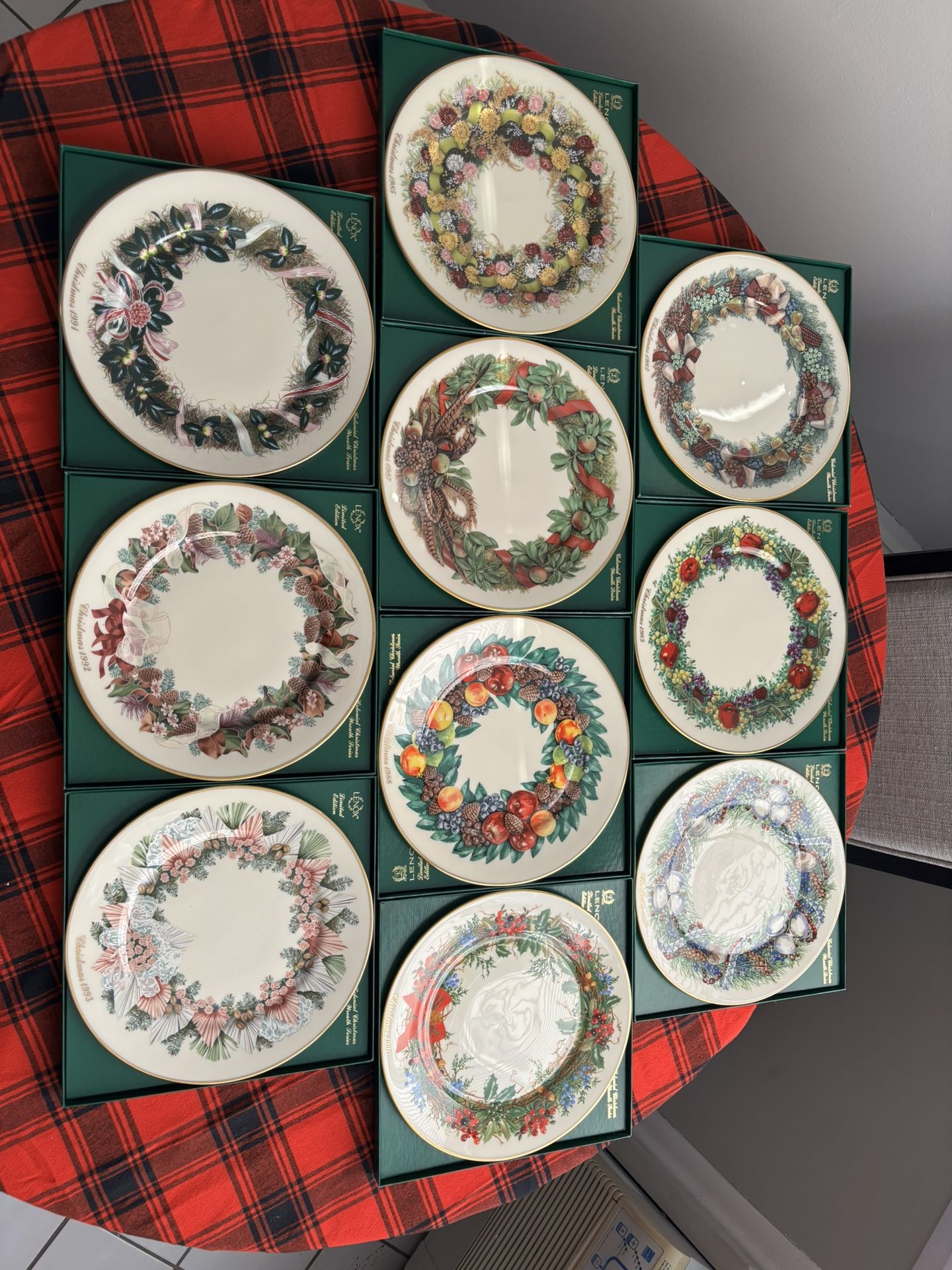 Lenox 80’s- Early 90’s Collectible Christmas Plates