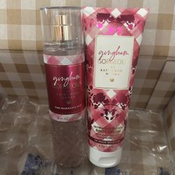 Bath & Body Works Gingham Gorgeous Set 