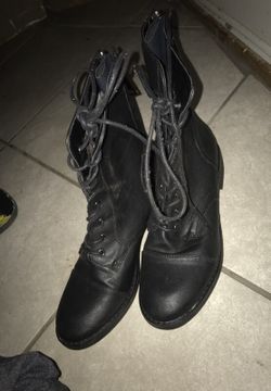 Black boots