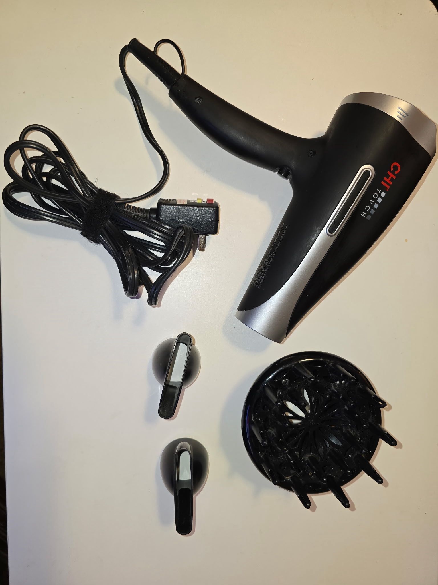 Professional CHI Touch Hair Dryer with all the attachments CHI
