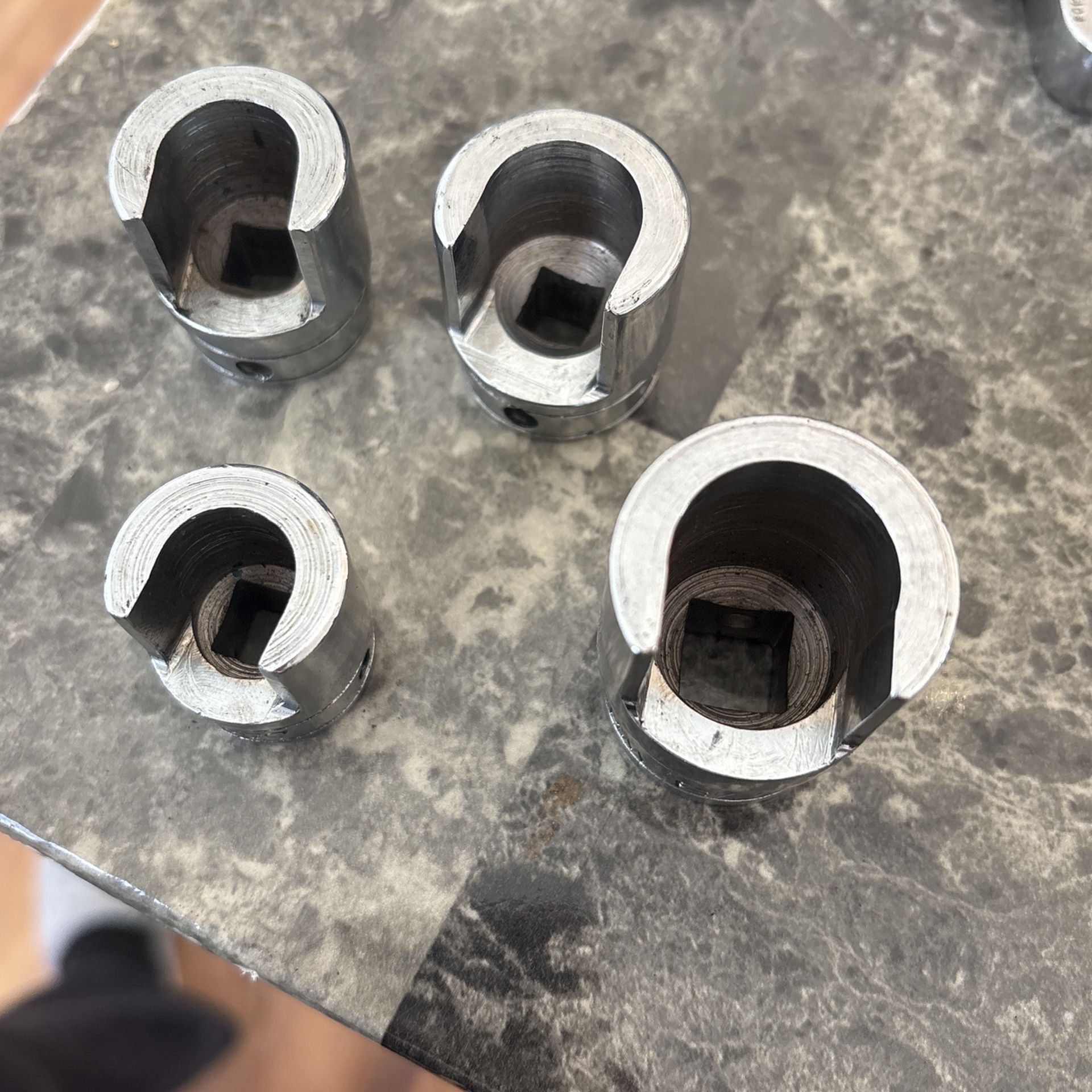 Four Snap-On weather Head Sockets