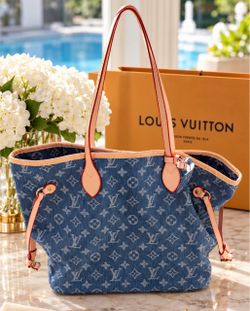 Denim tote bag