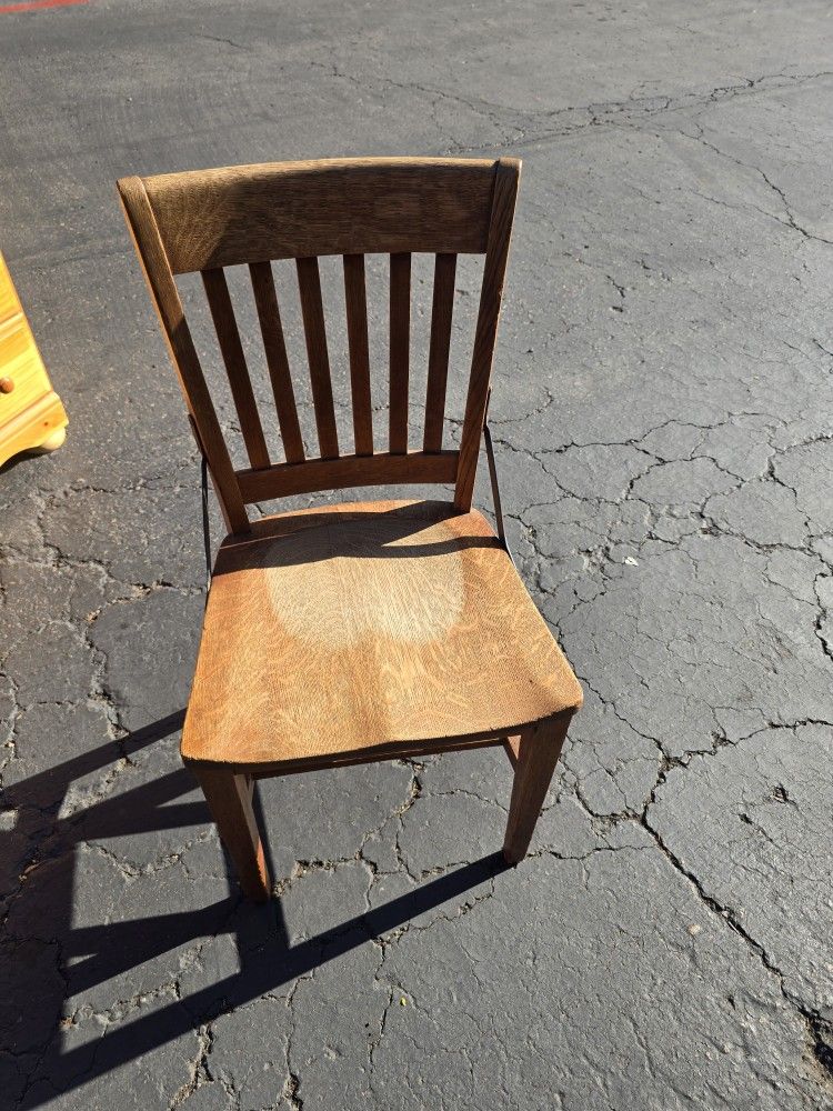 Solid Wood Desk Chair