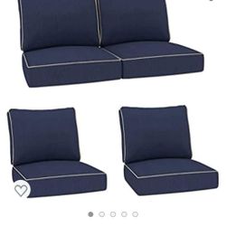 Patio Cushions 24x24 Back Seat And Seat