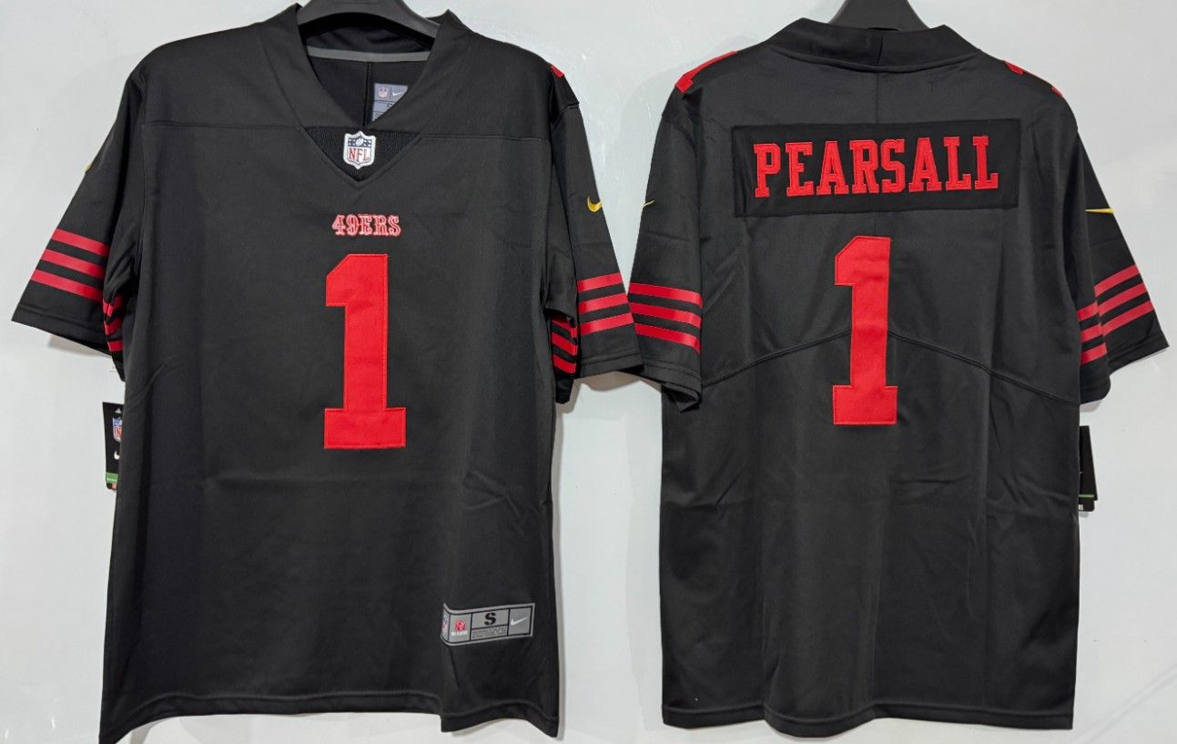 NFL 49ers Men’S Jersey PEARSALL 1 Size: S-XXL