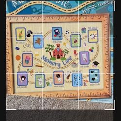 Picture Frame-Memory Lane Picture Frame- Keep all your child’s pictures from 1st to 12th grade!
