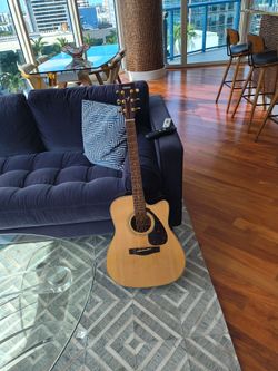 Yamaha Acoustic-Electric Cutaway Guitar