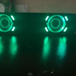 Bluetooth gaming speaker LED lights