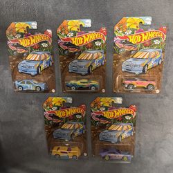 2026 Hot Wheels Happy Easter Spring Complete Set of 5