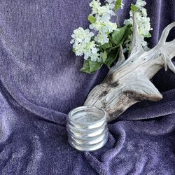 VTG Set Of 4 Leonard Crystal Coasters (Italy)