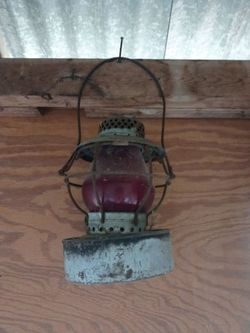 Antique oil lantern
