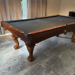 8’ Brunswick Pool Table - Delivered & Installed