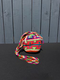 Mini Colombian Wayuu Mochila Crossbody Bag
