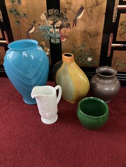 LOT of 5 Vases - Take All 5 For $5.00!!