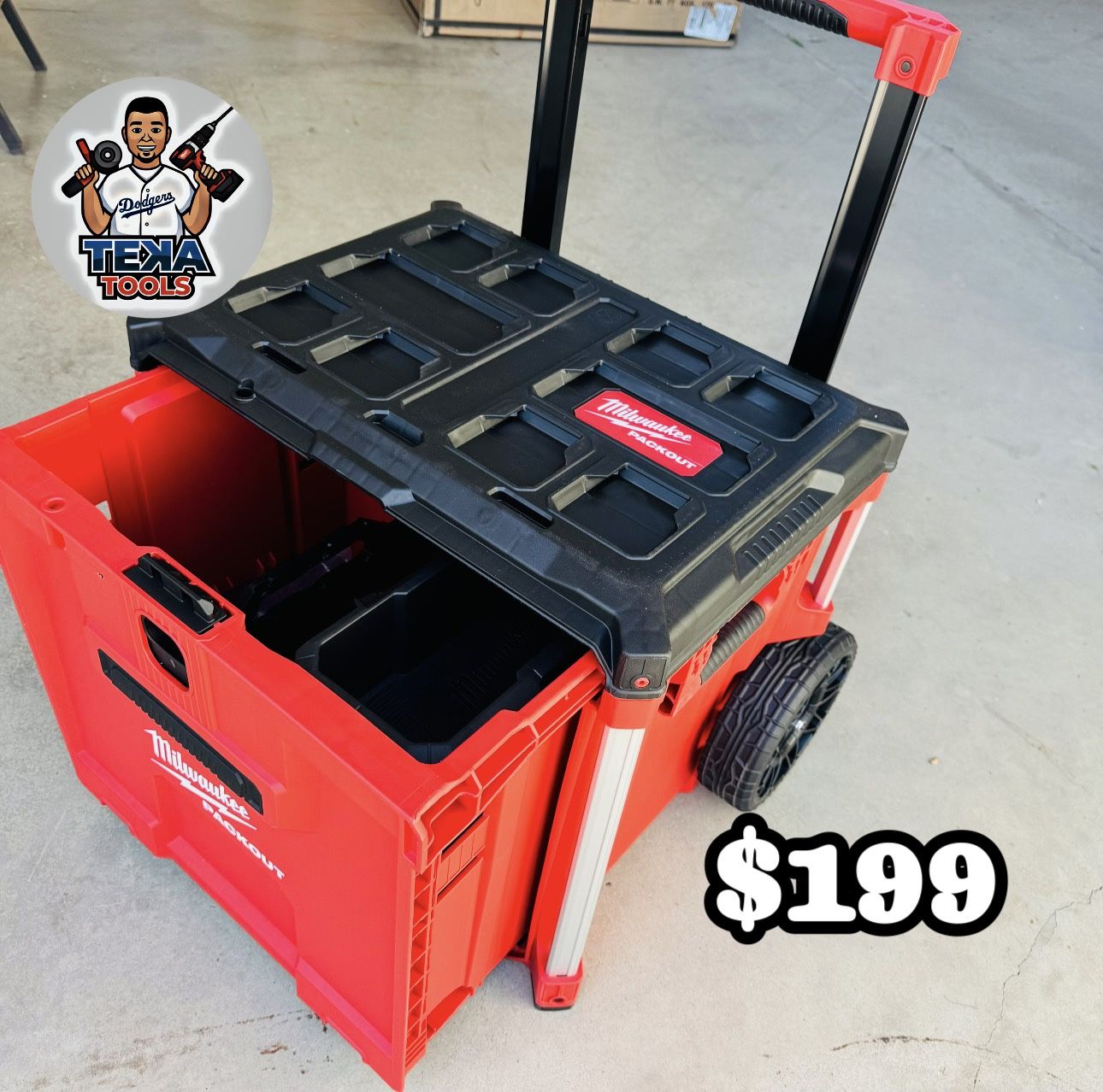 Milwaukee PACKOUT 19 in. Rolling Drawer Tool Box