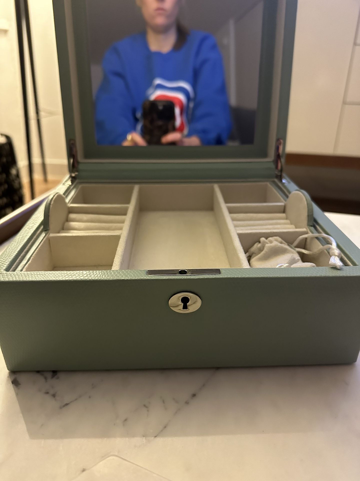 Pottery Barn McKenna Jewelry Box 