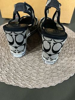 high heels Coach women slingback high heels