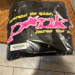 Sp5der Pink Hoodie