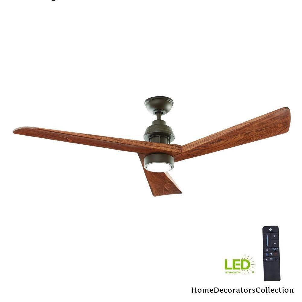 H.D. Collection Fortston 60 in. LED Ceiling Fan with Light and Remote