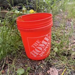 Two Home Depot Buckets