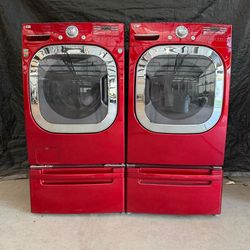 LG washer and gas dryer