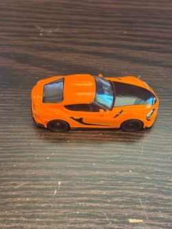 Hot Wheels 2021 Toyota GR Supra Orange/Black 1:64 Diecast Car