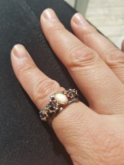 Sterling silver ring sz 8