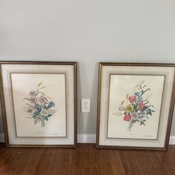 Large flower wall hangings