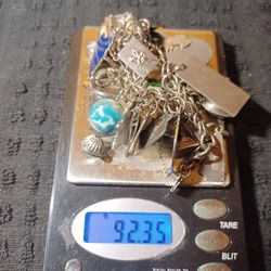 Vintage Woman  Bracelet 92. grams Sterling Silver, Hard To Find Only Pick Up 