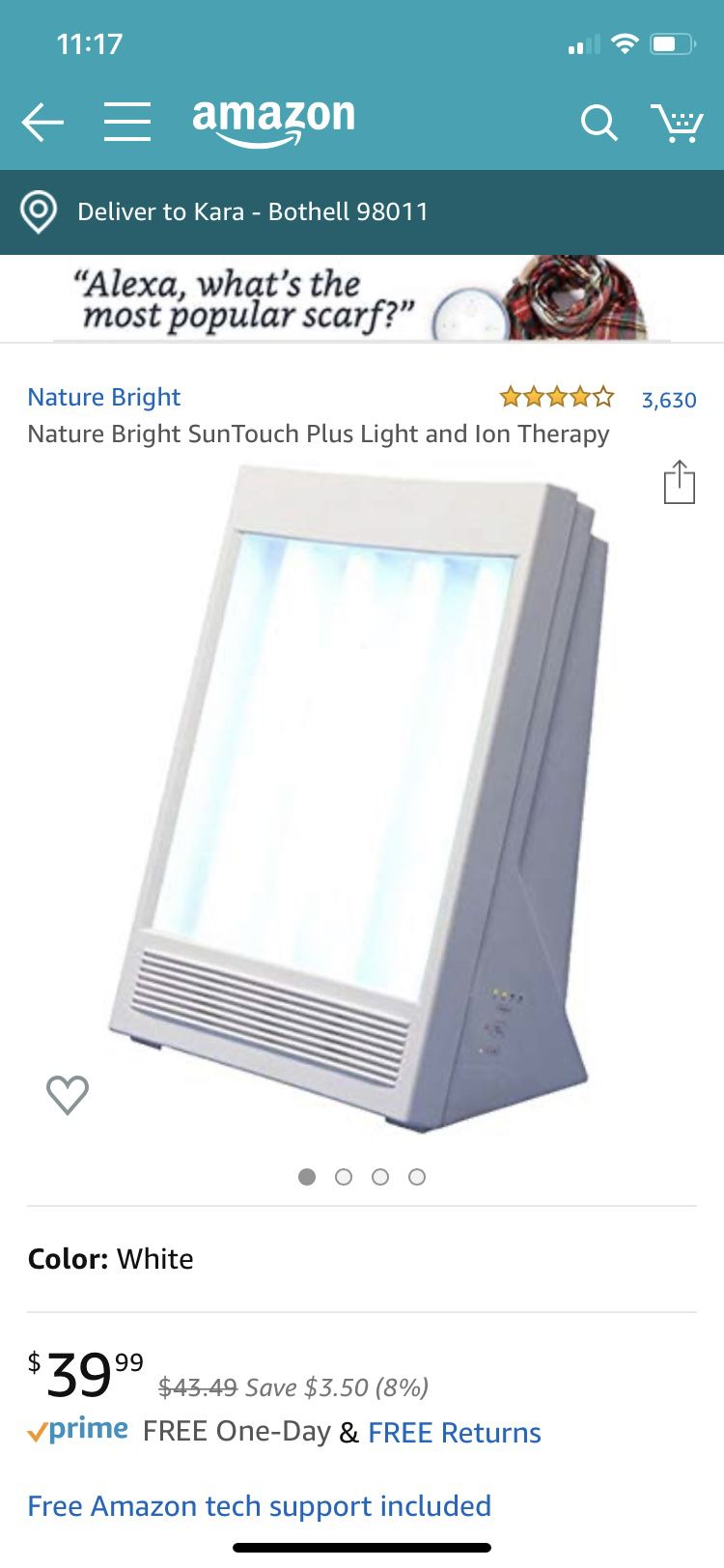 Nature Bright SunTouch Plus Light and Ion Therapy