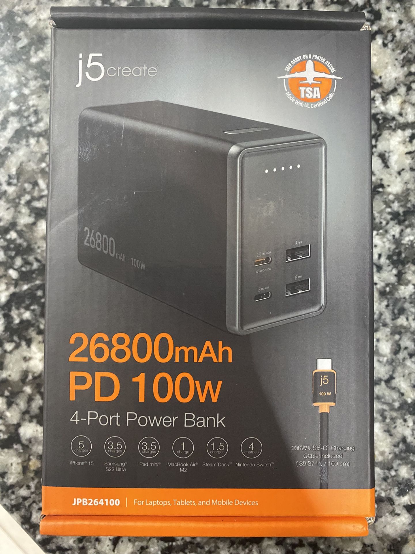 J5 create 4-Port Power Bank