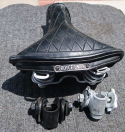 Vintage Royce Union Classic Bicycle Saddle