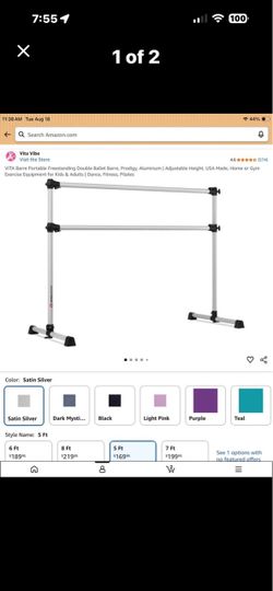 Vita Vibe double ballet bar
