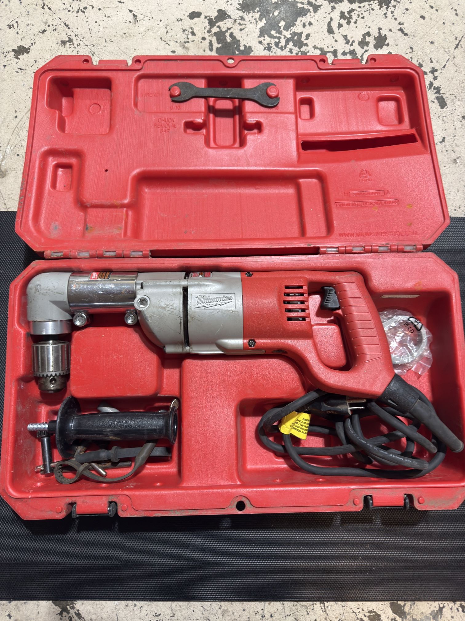 7 Amp Corded 1/2 in. Corded Right-Angle Drill Kit with Hard Case by Milwaukee >