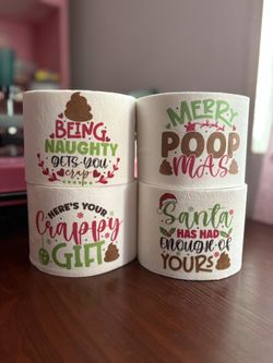 Christmas Funny Toilet Paper Roll