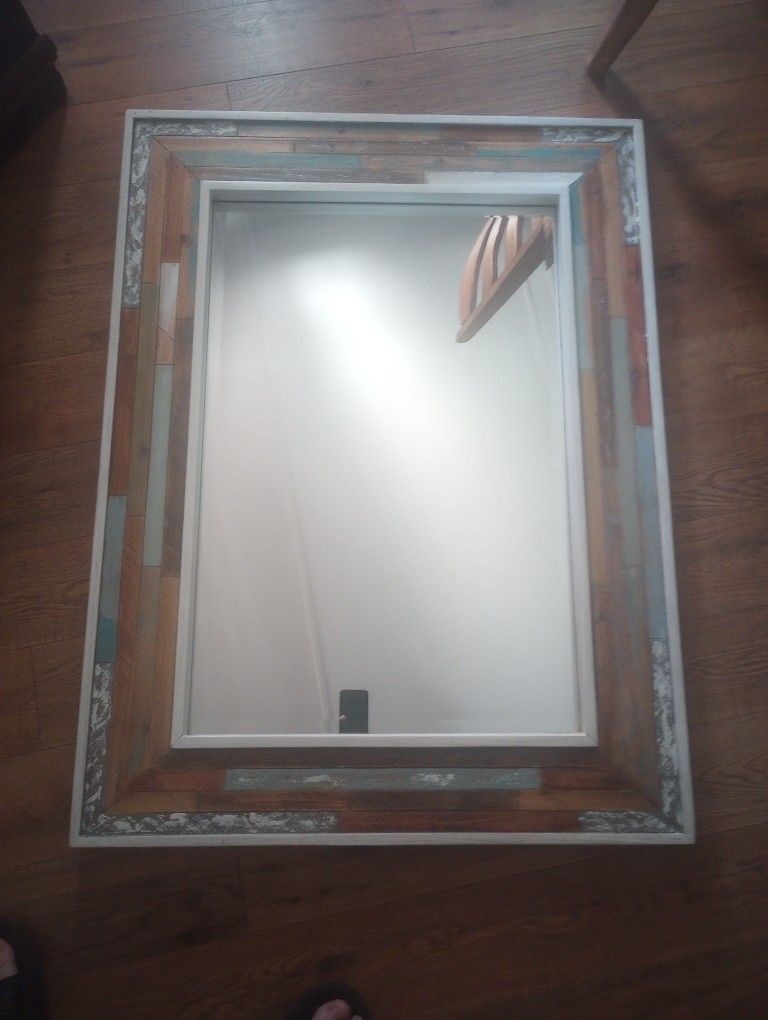 Pier 1 Paneled Mirror