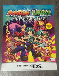 Mario & Luigi Partners in Time Nintendo DS Poster