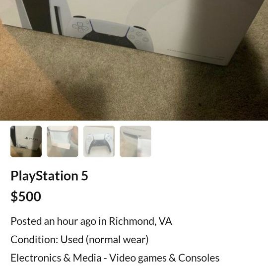 PS5 SCAM ALERT for Sale in Richmond, VA OfferUp