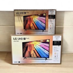 HD82 43ut80 43” LG smart 4k led Uhd tv