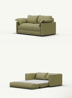 Koala Sofa Bed 70" Queen [4th Gen], Olive Butter, Like New, Excellent Condition