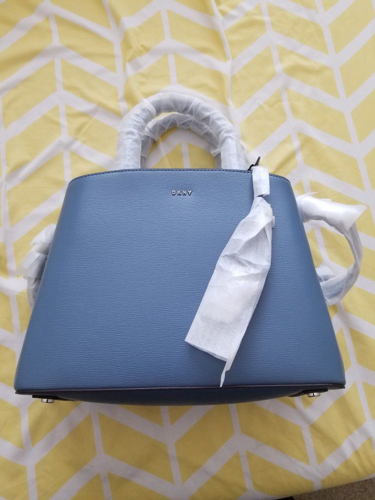 DKNY Leather Bag(coastal Blue)