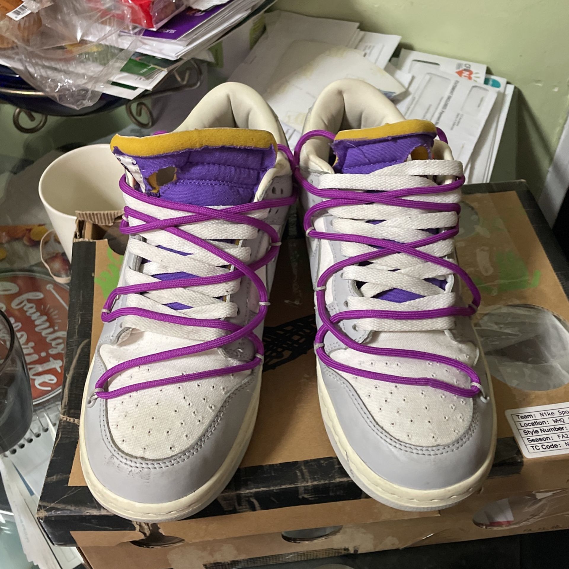 off white dunks lot 28