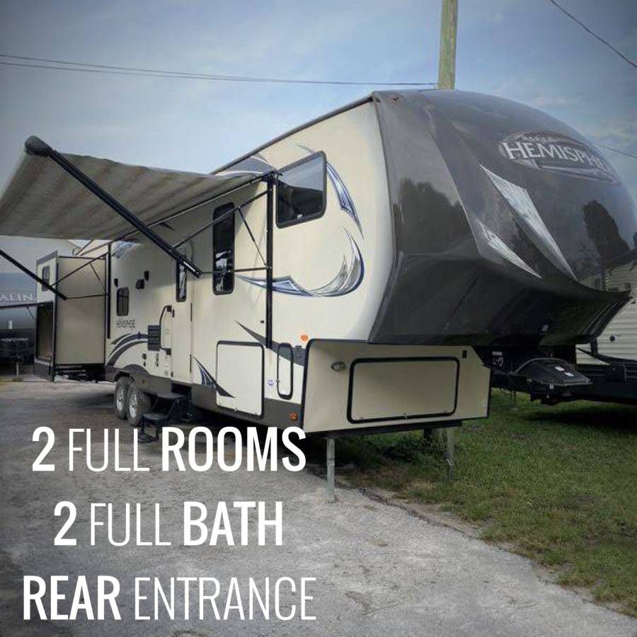 2015 Salem Hemisphere 2 rooms 2 bathroom fifth wheel travel trailer Rv