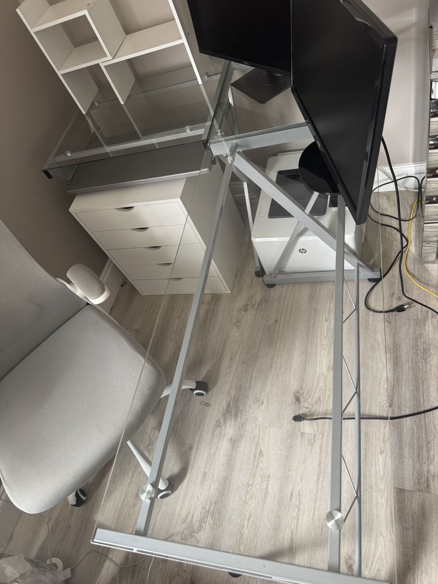 Glass Office Desk