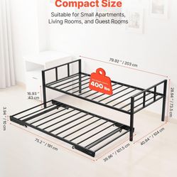 Twin Daybed Trundle 
