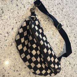 Jenna Bee Checkered Sling Bag