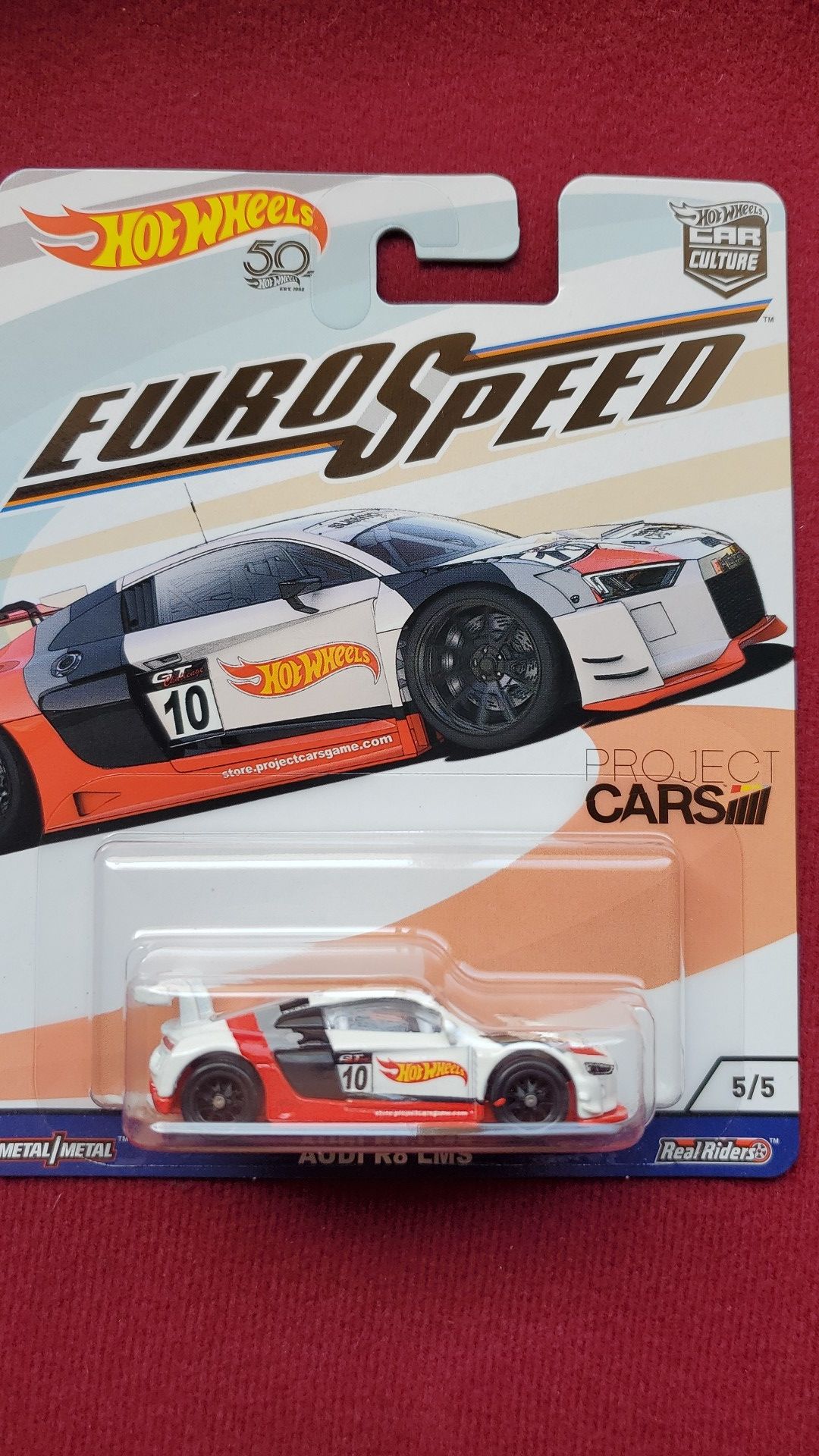 HOT WHEELS EUROSPEED 5 5 AUDI R8 LMS CAR CULTURE TEAM for Sale in