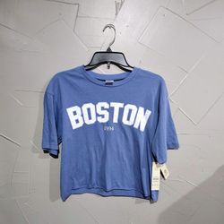 Blue Boston 1994 Graphic Short Sleeve T Shirt, Size Small