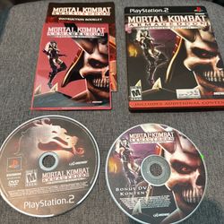 Mortal Kombat Armageddon Premium Edition Shao Kahn Steelcase PS2-LIGHT SCRATCHES